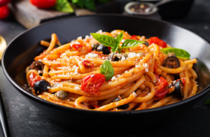 homemade takeaway pasta